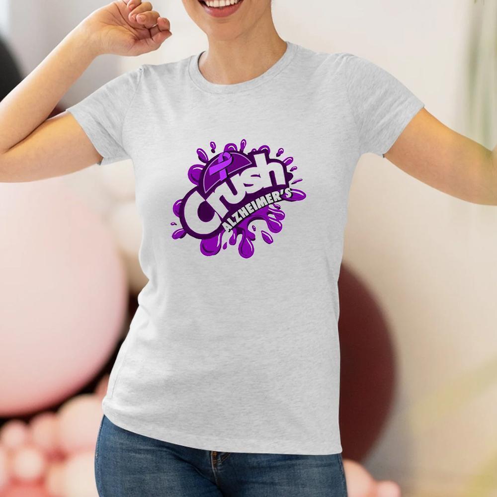 Womens Crush Alzheimers Printed Tshirt